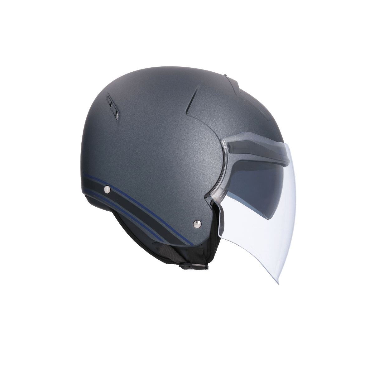 Casque Jet Shiro Tokio SH-64 Master – Blanc/rouge, Taille XS (53-54 Cm), Homologué ECE - 4